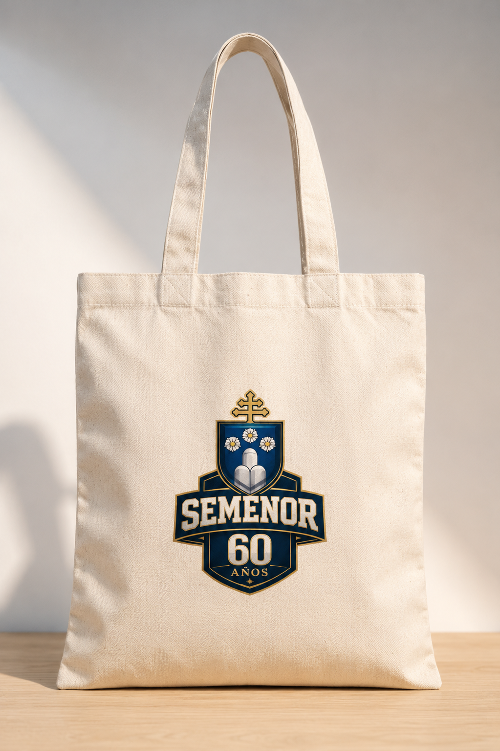 Bolsa de tela institucional del Colegio SEMENOR